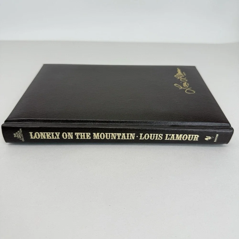 Lonely on the Mountain Louis LAmour Collection Vintage Leatherette Bantam 1980s